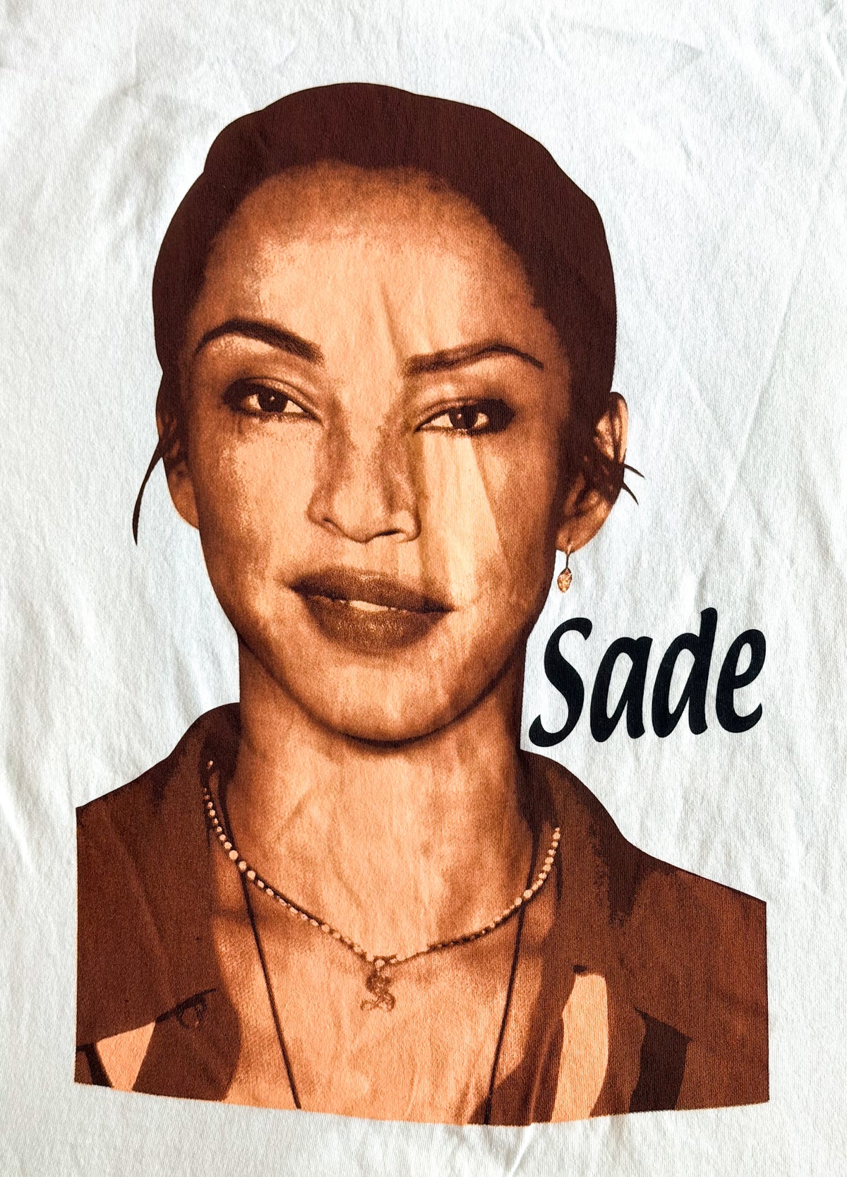 Sade Lovers Rock Tour 2001 Portrait T-Shirt, XL