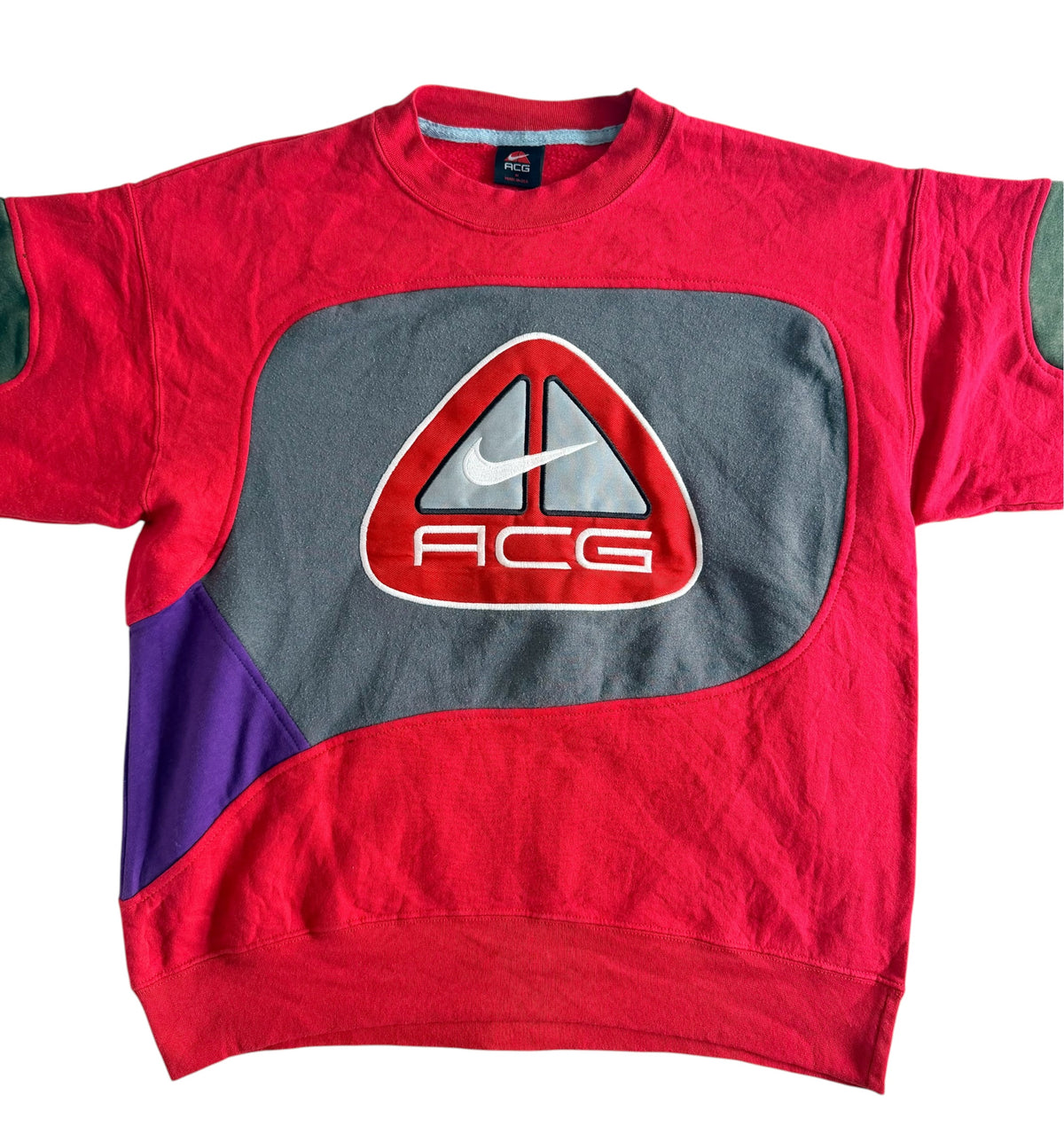 Nike ACG Embroidered Colour Block Sweatshirt, Medium