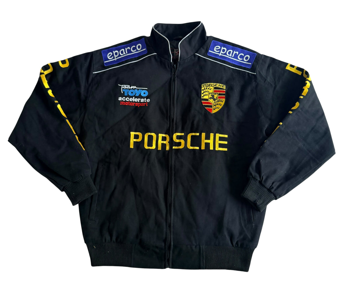 Porsche JH Design Embroidered Motorsport Racing Jacket, Large