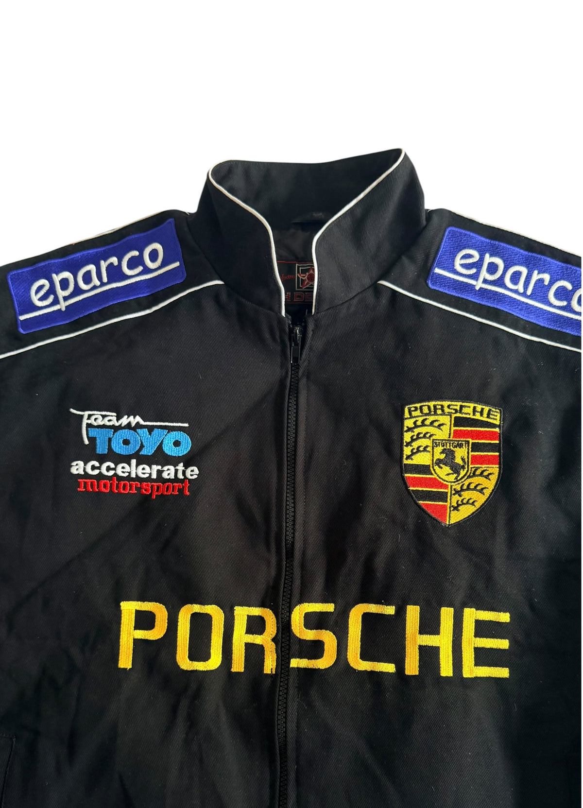 Porsche JH Design Embroidered Motorsport Racing Jacket, Large
