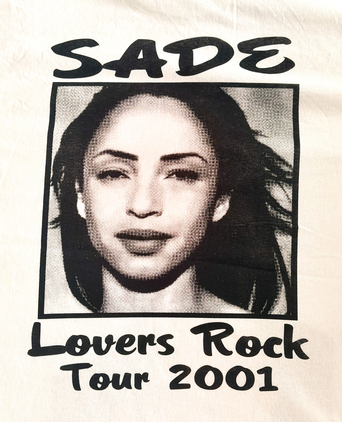 Sade Lovers Rock Tour 2001 Portrait T-Shirt, XL