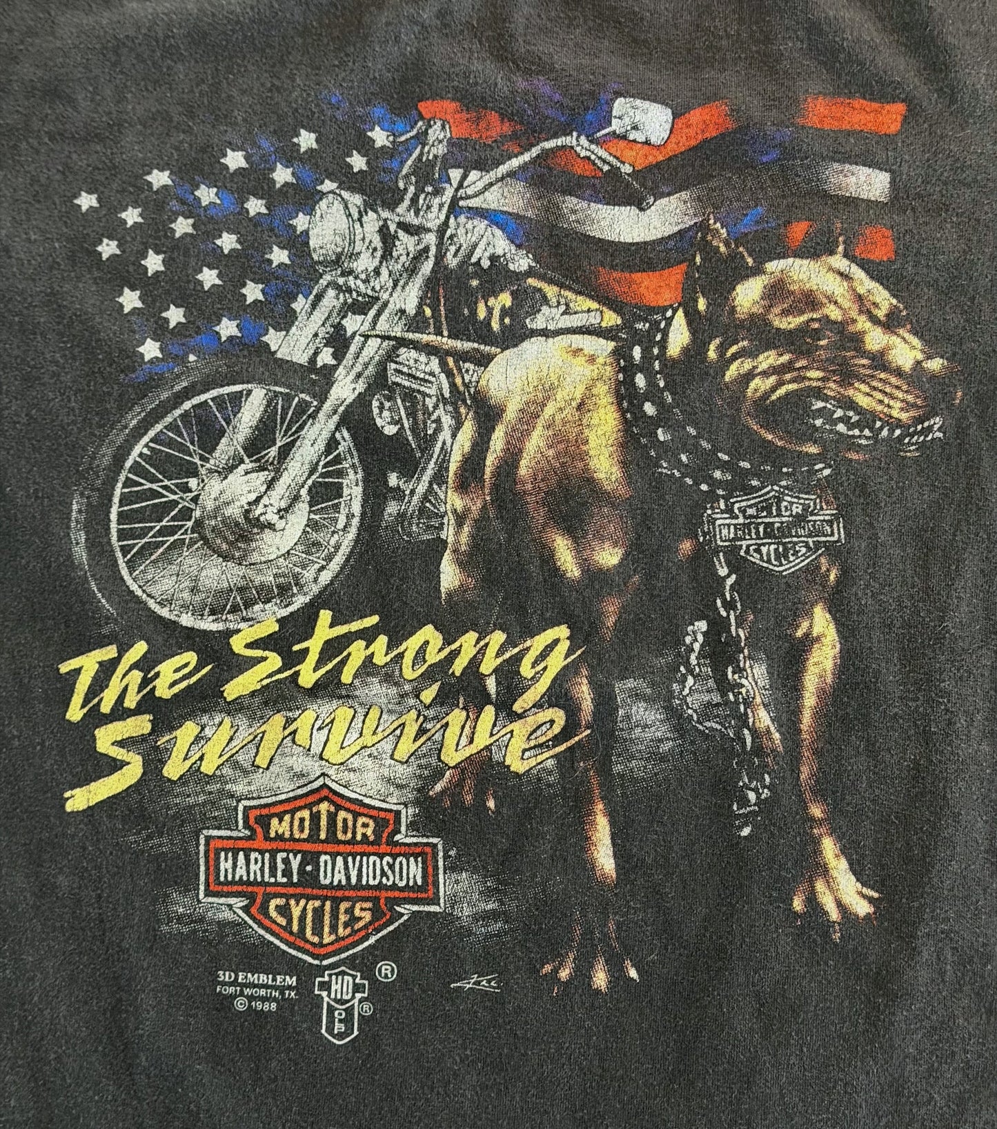 Vintage Harley Davidson Nashville TN Biker T Shirt Large