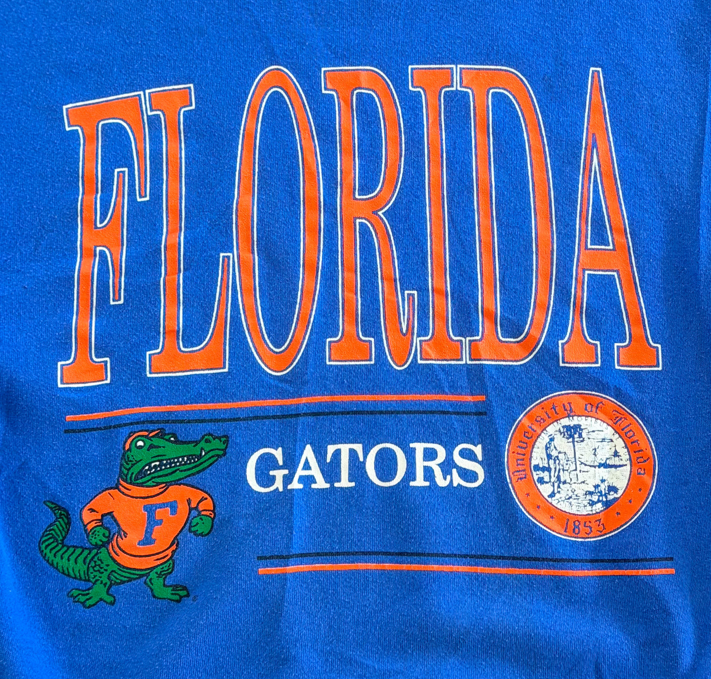 Vintage 90s Florida Gators USA Made Hanes Label Sweatshirt Large