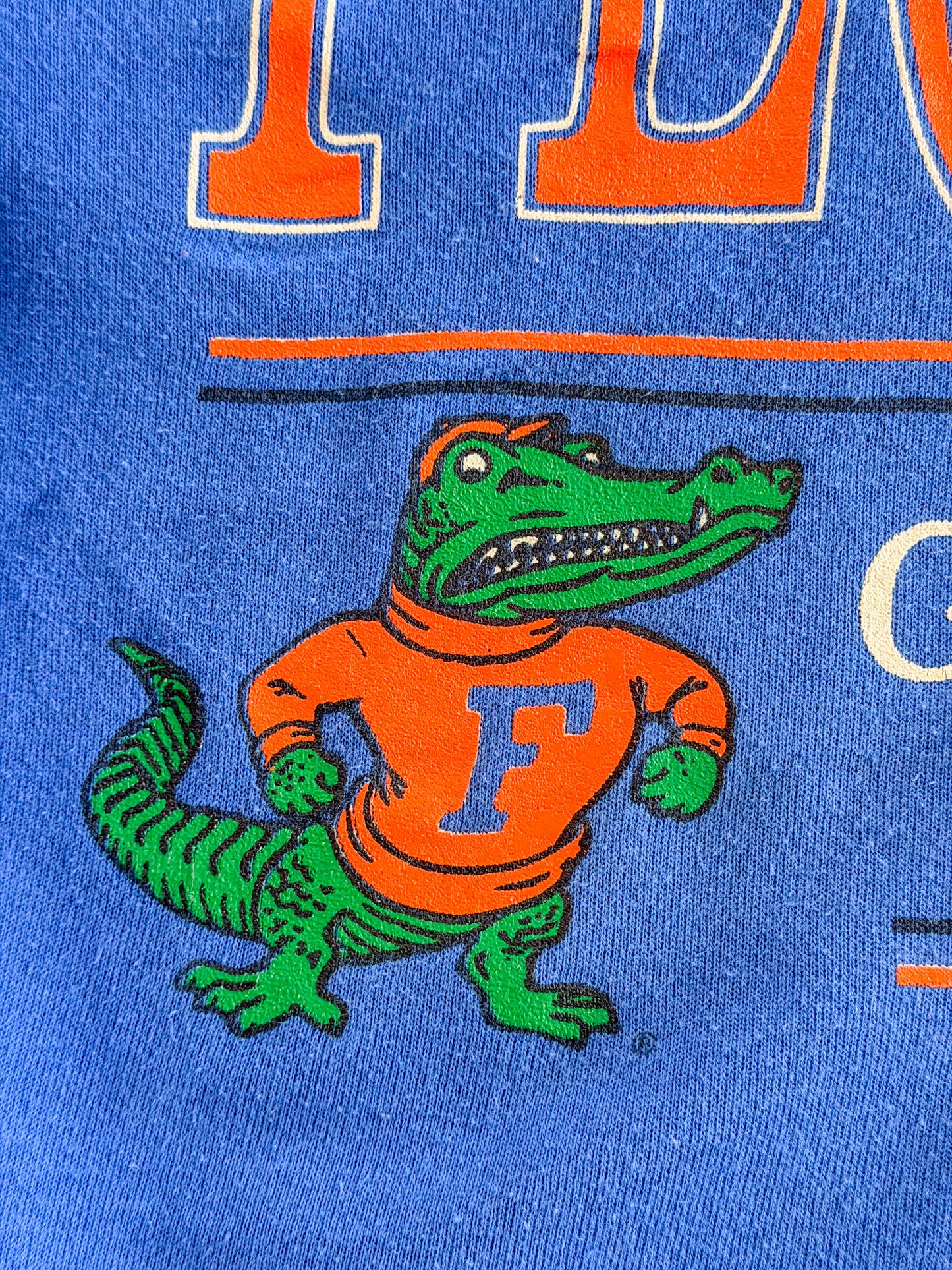 Vintage 90s Florida Gators USA Made Hanes Label Sweatshirt Large