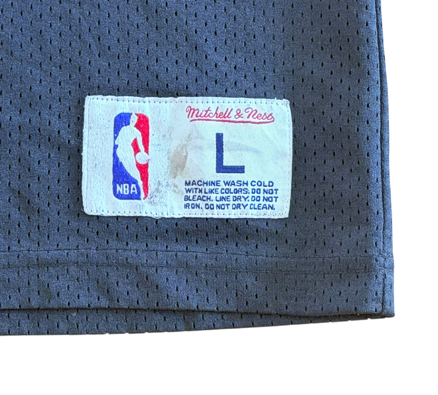 Chicago Bulls Mitchell & Ness Basketball Jersey Black Size Large