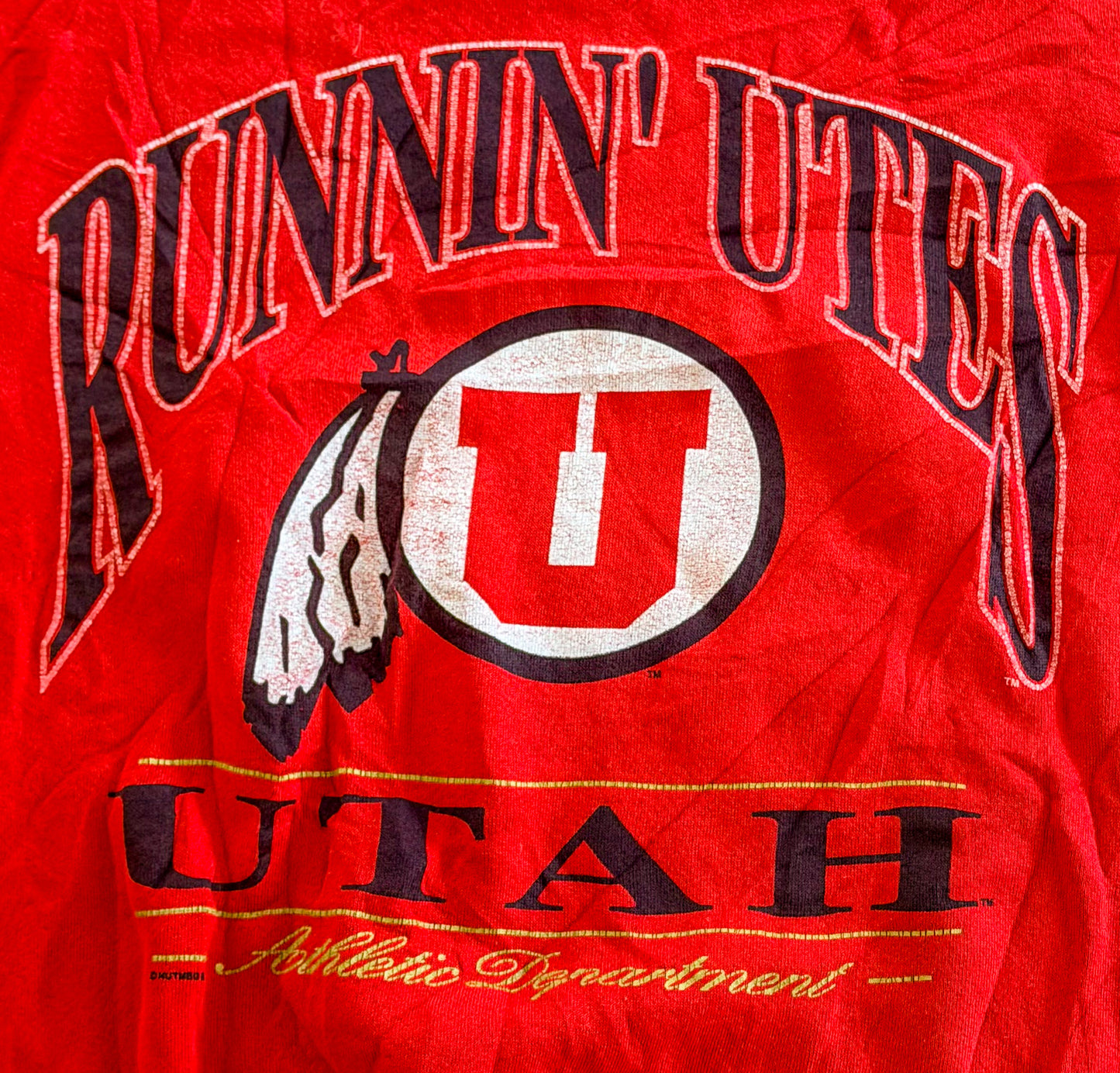 Vintage 90s Utah Utes Lee Sport Made in USA Red Crewneck Sweatshirt XL