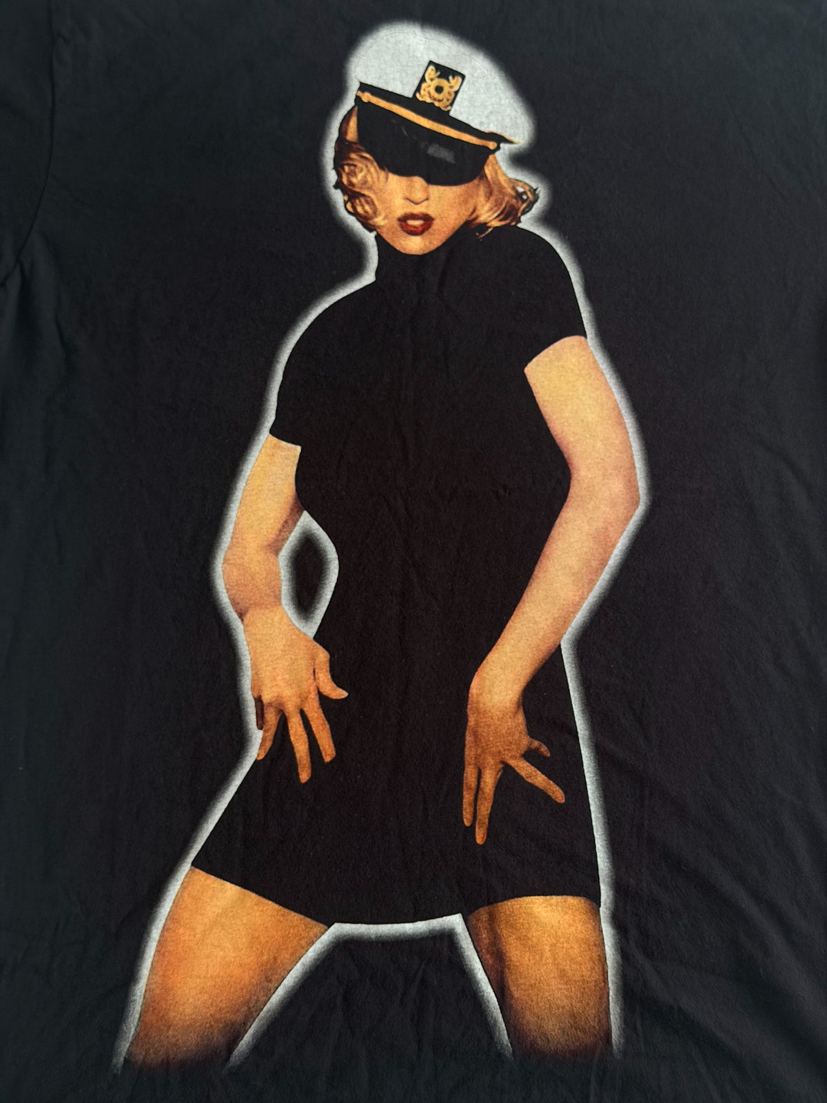 Madonna The Girlie Show Graphic Band T-Shirt, Large