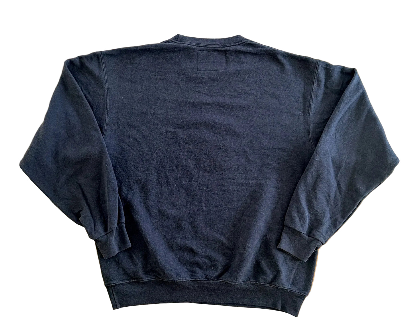 Burberrys Embroidered Logo Made in England Black Sweatshirt XL