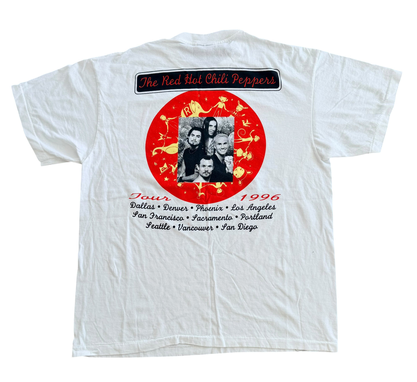 Red Hot Chili Peppers One Hot Minute Tour T-shirt size XL