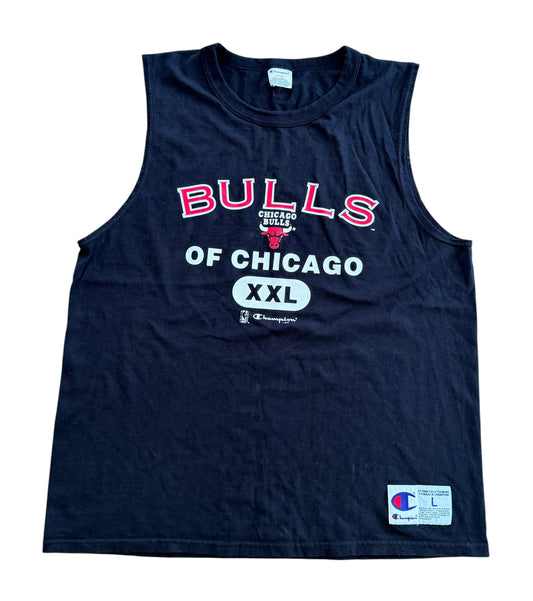Vintage 2000s Chicago Bulls Champion Sleeveless T-shirt, size Large