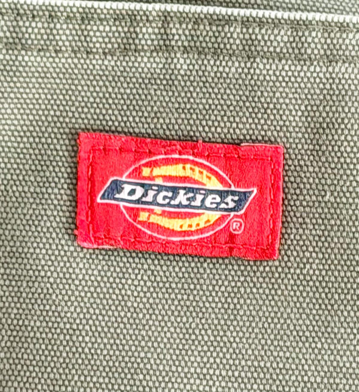 Dickies Green Cotton Canvas Carpenter Workwear Pants, 30W 30L