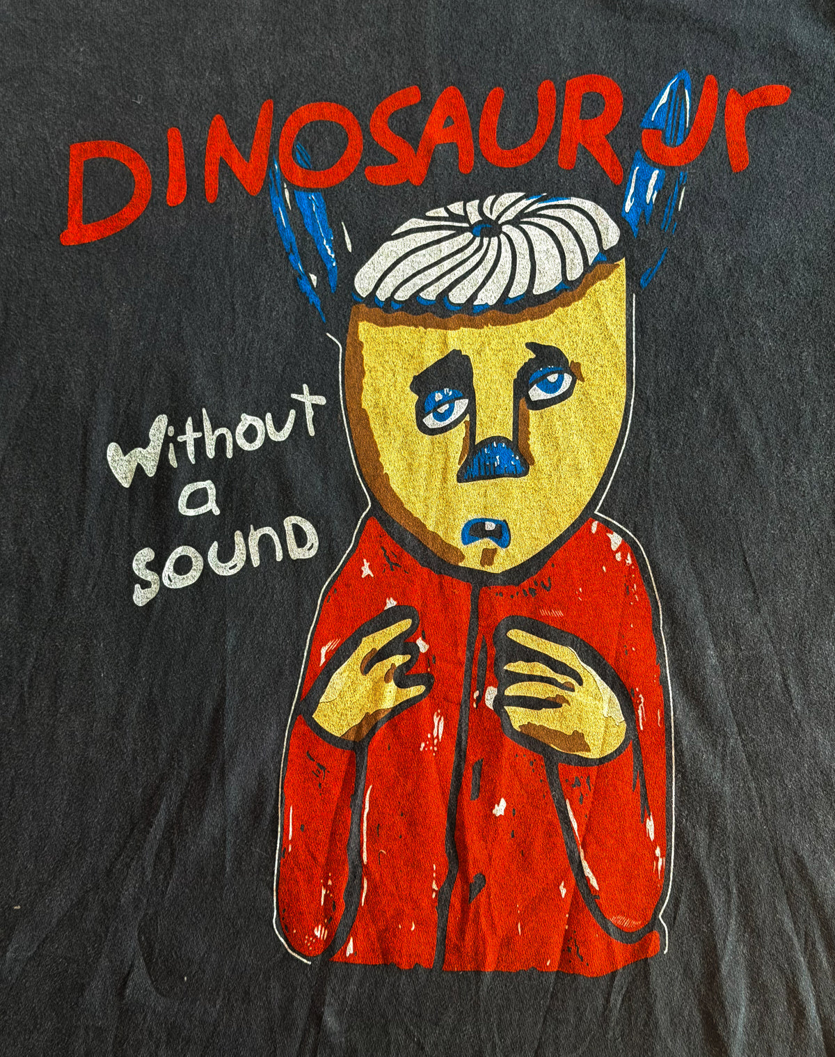 Dinosaur Jr Without a Sound Graphic Band T-Shirt, Large