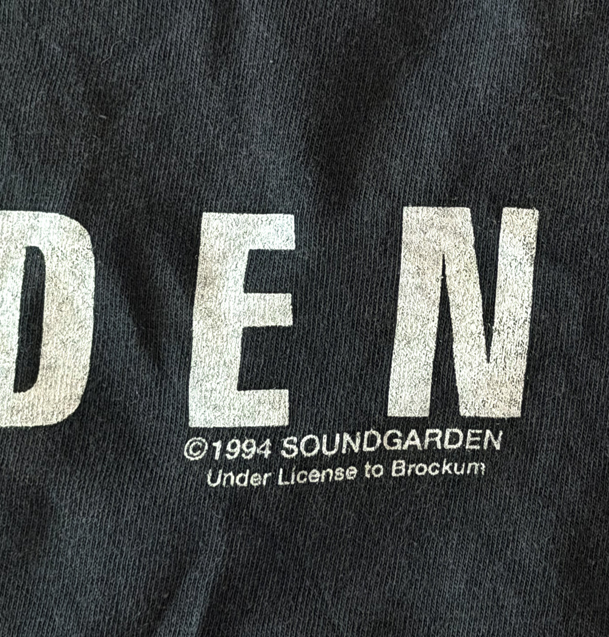 Soundgarden Black Hole Sun Double Sided Graphic T-Shirt, Large