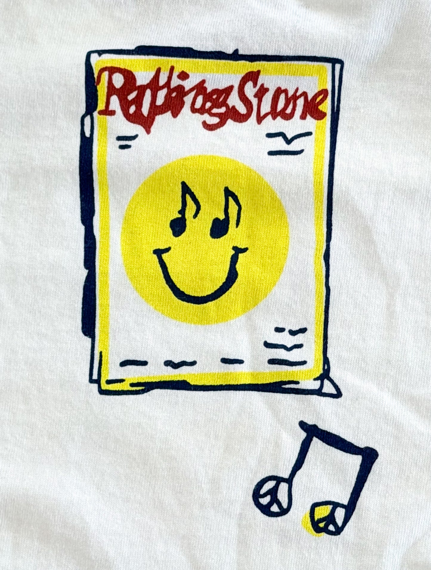 Rolling Stones Graphic Oneita Power T Single Stitch Band T-Shirt Large