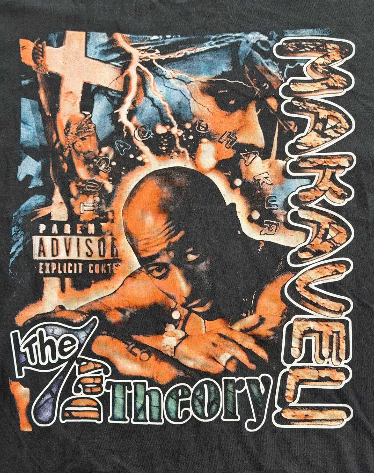 Tupac Makaveli The Don Killuminati Graphic Single Stitch T-shirt XL