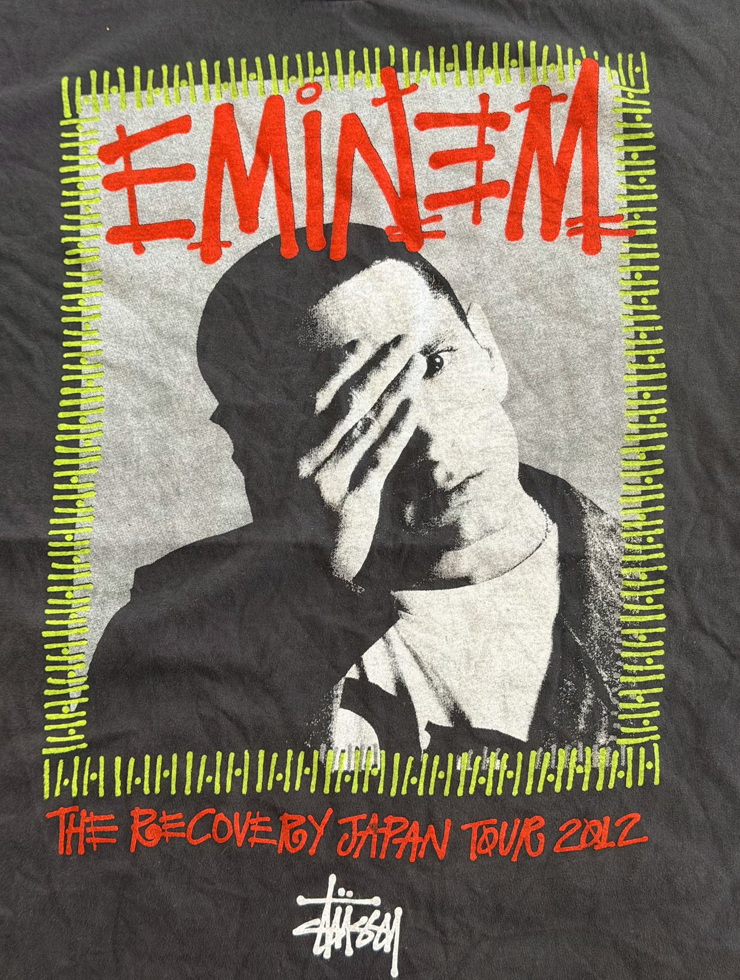 Stussy Eminem Recovery Japan Tour Graphic T-shirt Large