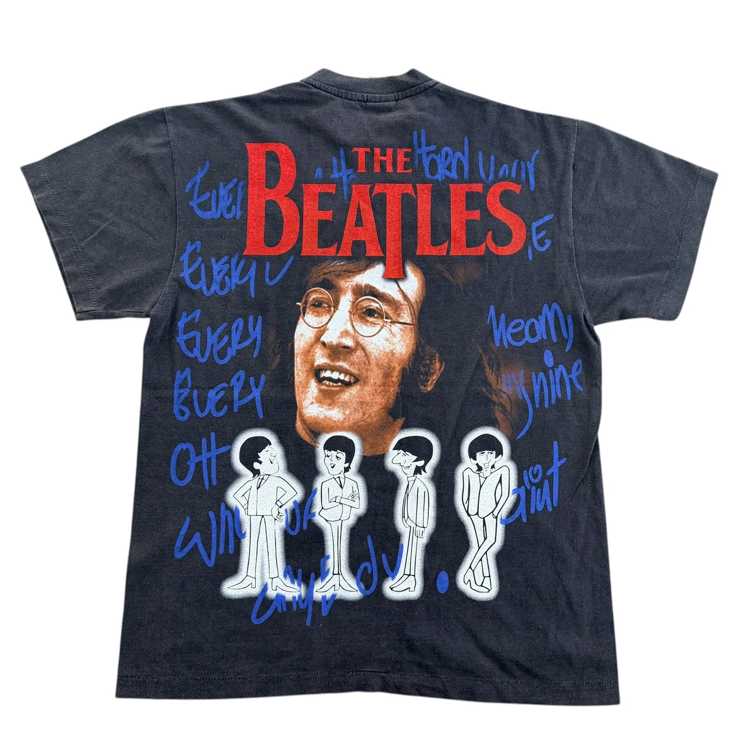 The Beatles Union Jack Graphic Band T-shirt Large
