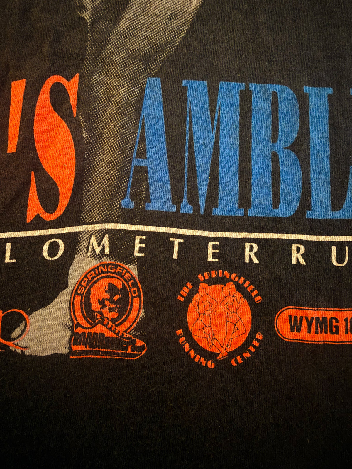 Vintage 1990s Abe's Amble Running Graphic Singlet, XL