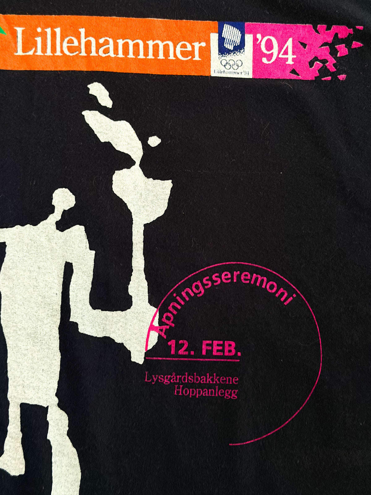 Vintage 1994 Lillehammer Winter Olympics Opening Ceremony T-Shirt, XL
