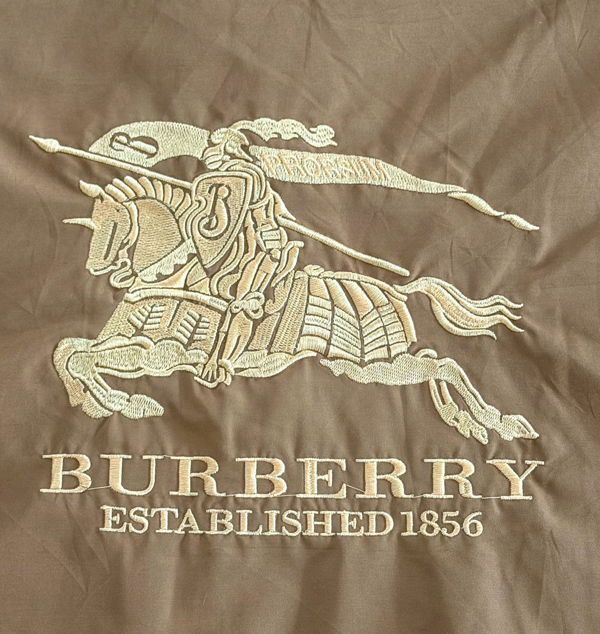 Burberrys Embroidered Harrington Jacket size M