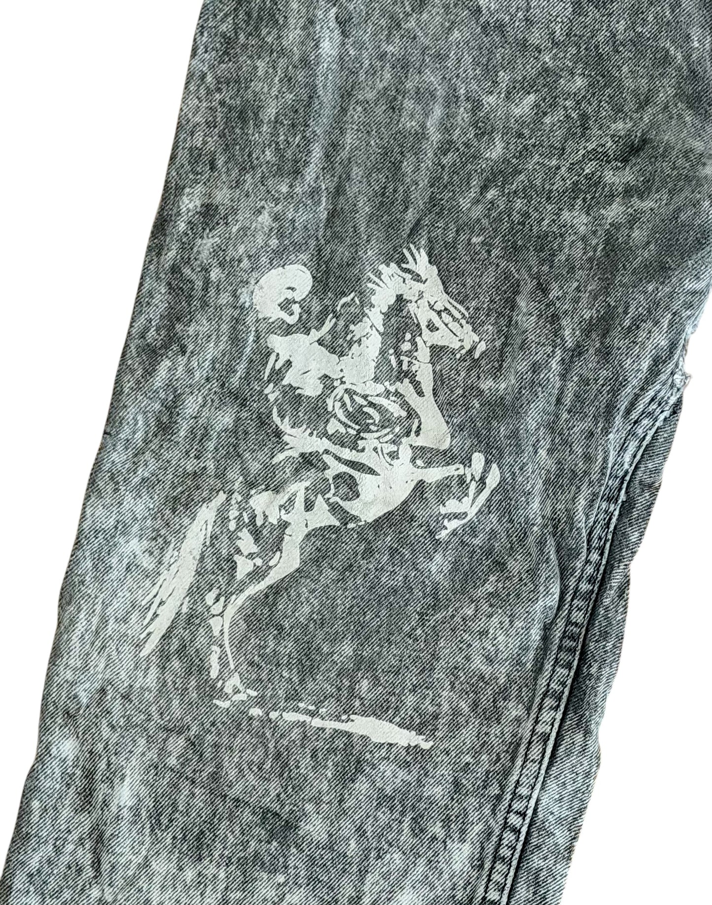 Vintage Levi’s Acid Wash Custom Distressed USA Made Denim Jeans, W32