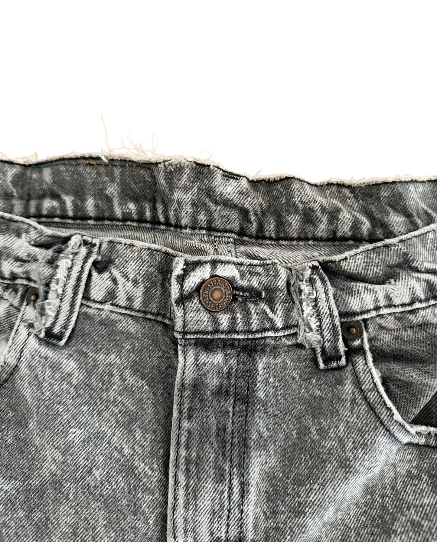 Vintage Levi’s Acid Wash Custom Distressed USA Made Denim Jeans, W32