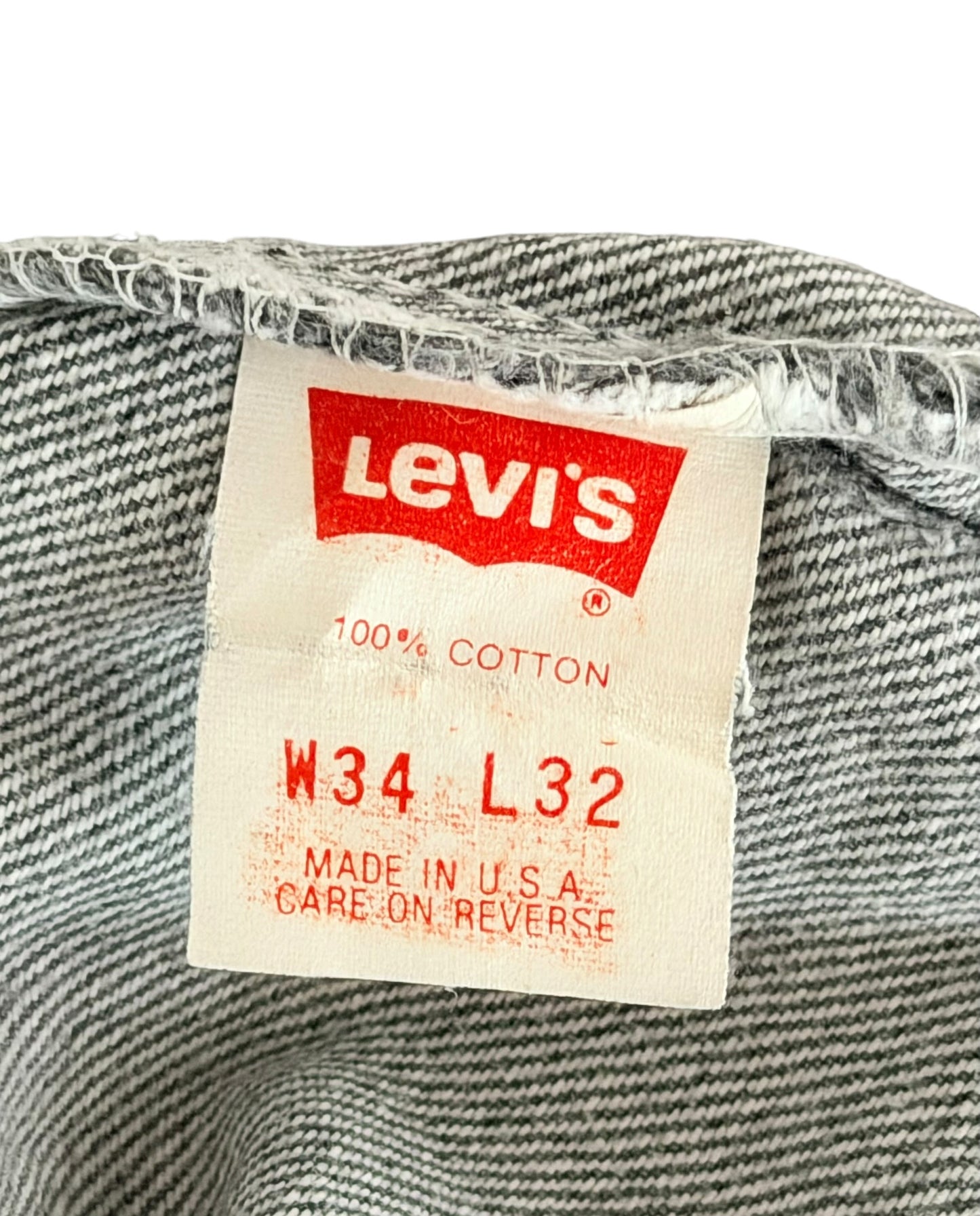 Vintage Levi’s Acid Wash Custom Distressed USA Made Denim Jeans, W32