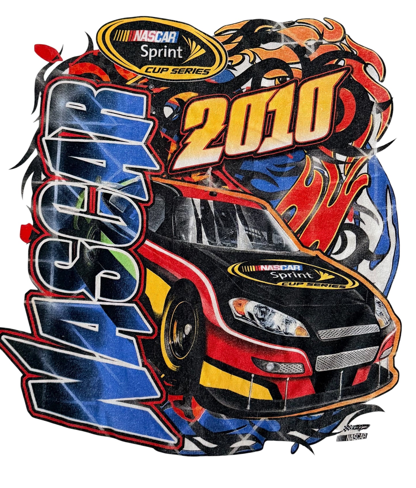 NASCAR Sprint Cup Series 2010 Graphic T-Shirt White Large