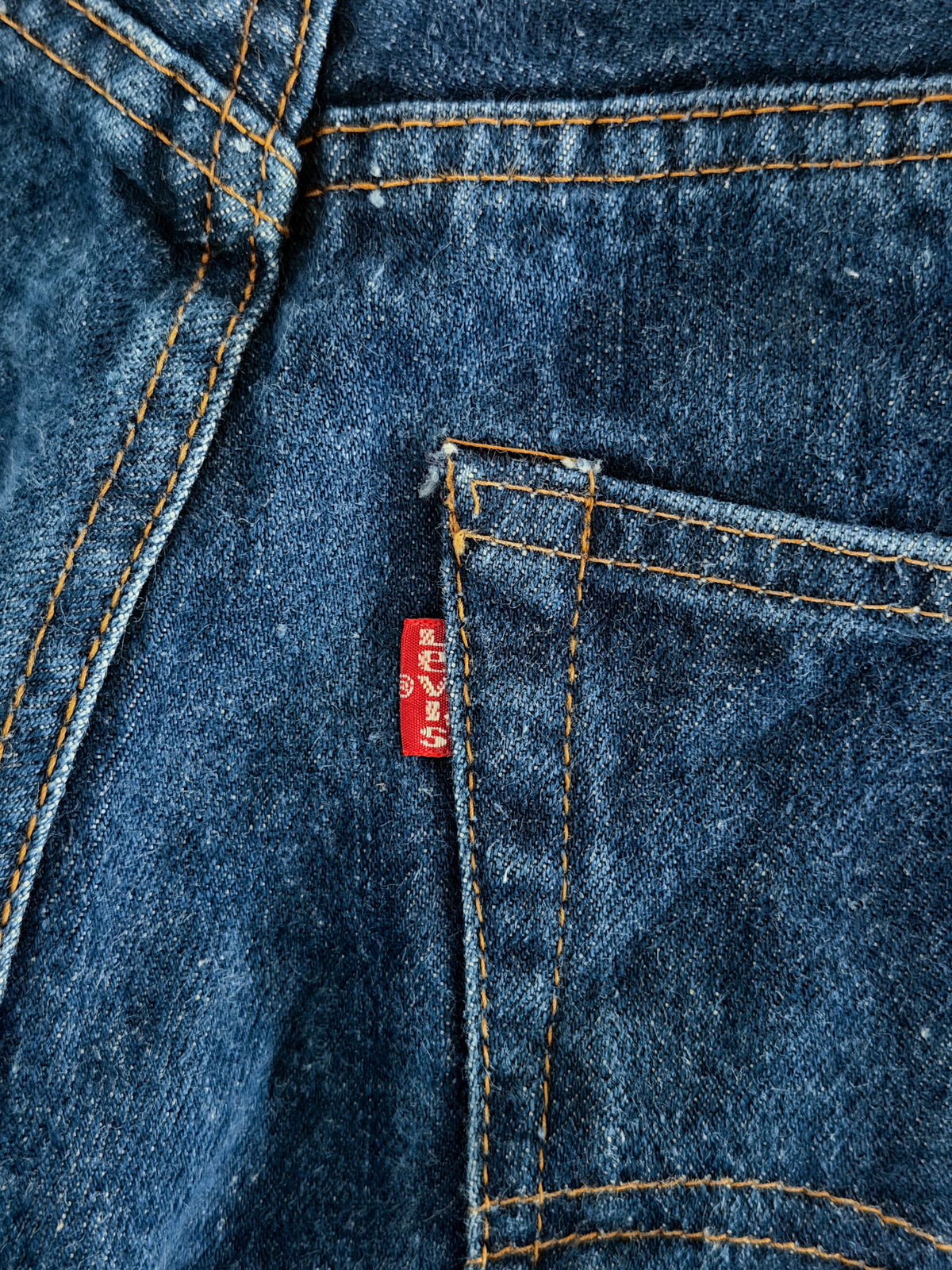 Vintage 1970s Levi's 505 Blue Denim Jeans W32 L34