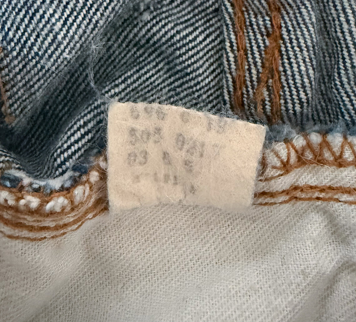 Vintage 1970s Levi's 505 Blue Denim Jeans W32 L34