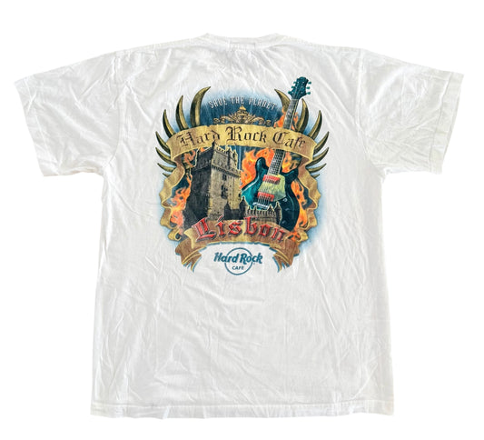 Hard Rock Cafe Lisbon Graphic T-Shirt, size XL