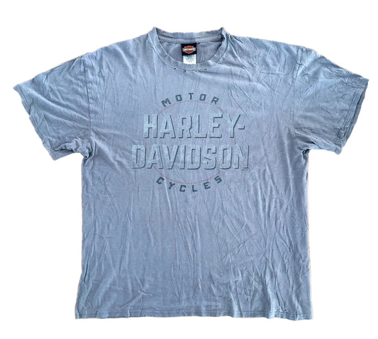 Vintage Harley Davidson Zylstra Ames Iowa Distressed T-Shirt, size XL