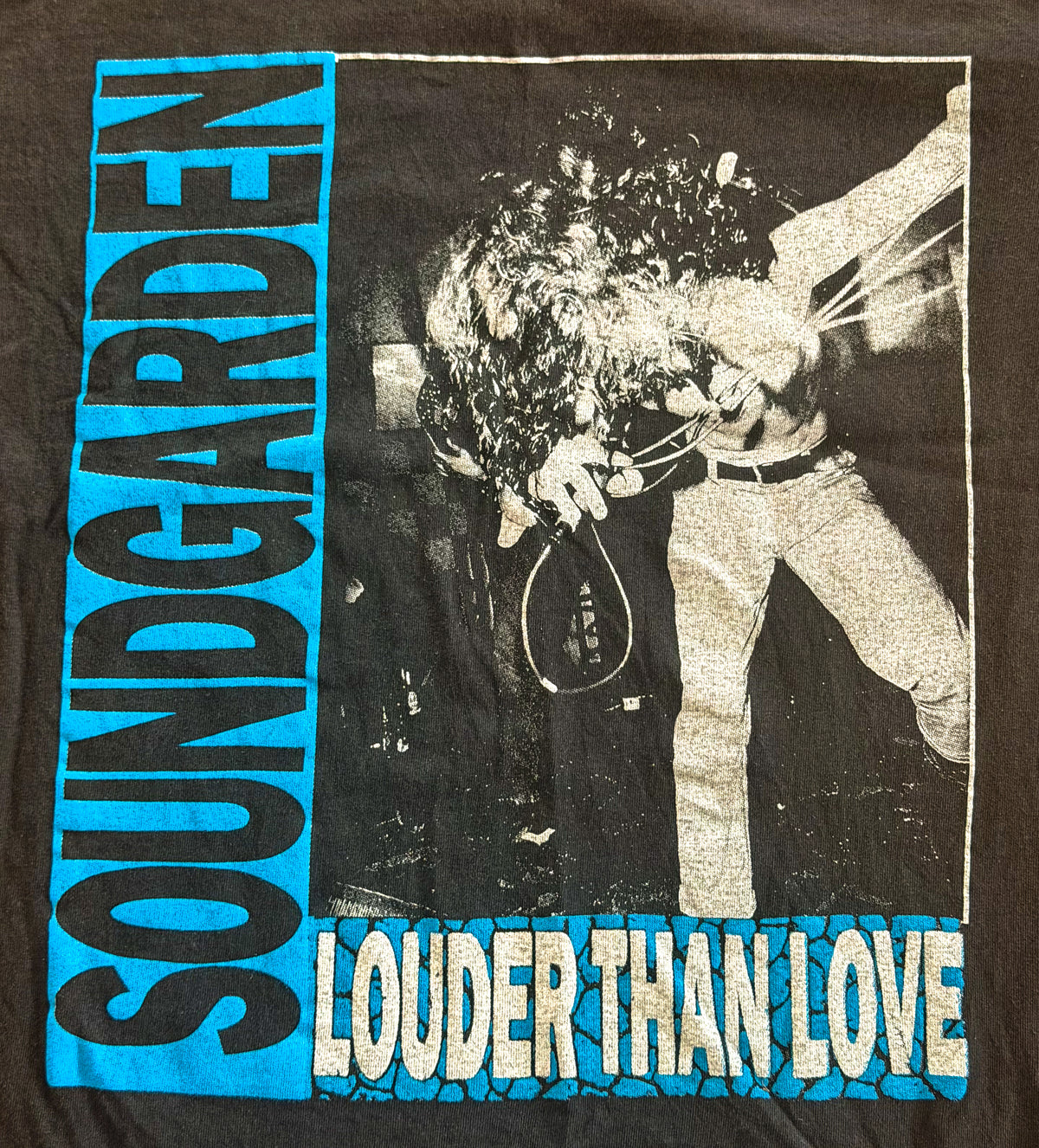 Soundgarden Louder Than Love 1990 Tour Graphic T-Shirt, Large
