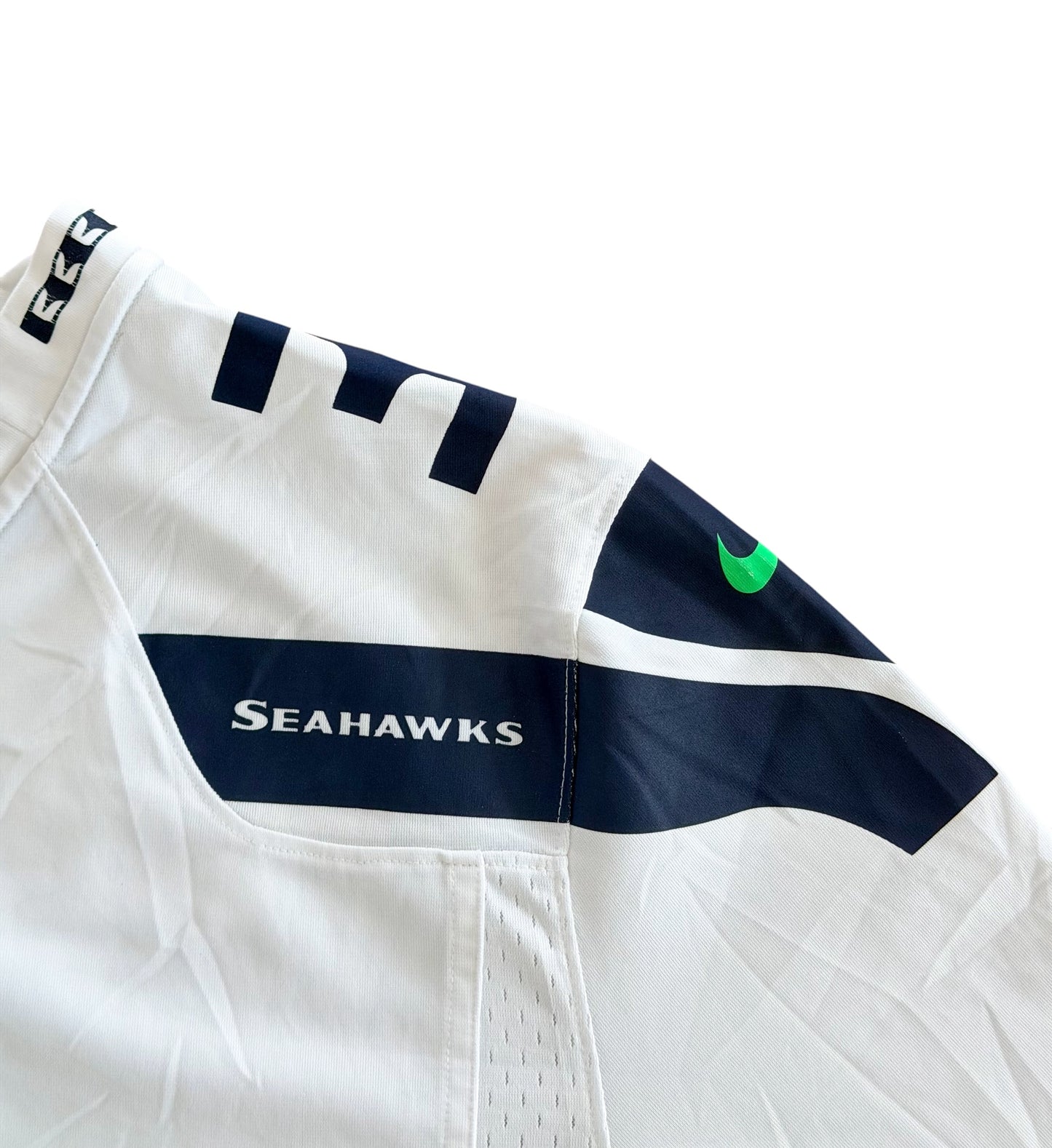 Nike Seattle Seahawks Russell Wilson NFL White Jersey XL