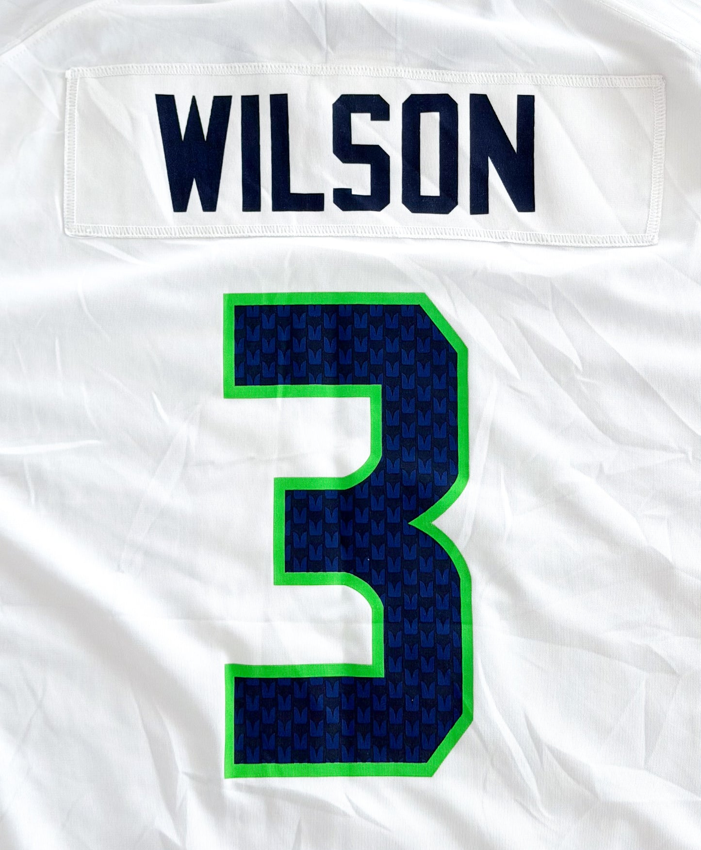Nike Seattle Seahawks Russell Wilson NFL White Jersey XL