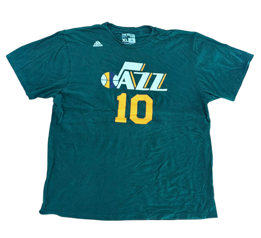 Utah Jazz Burks #10 Adidas T-Shirt XL
