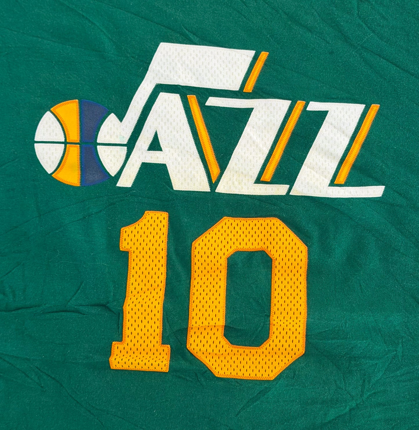 Utah Jazz Burks #10 Adidas T-Shirt XL