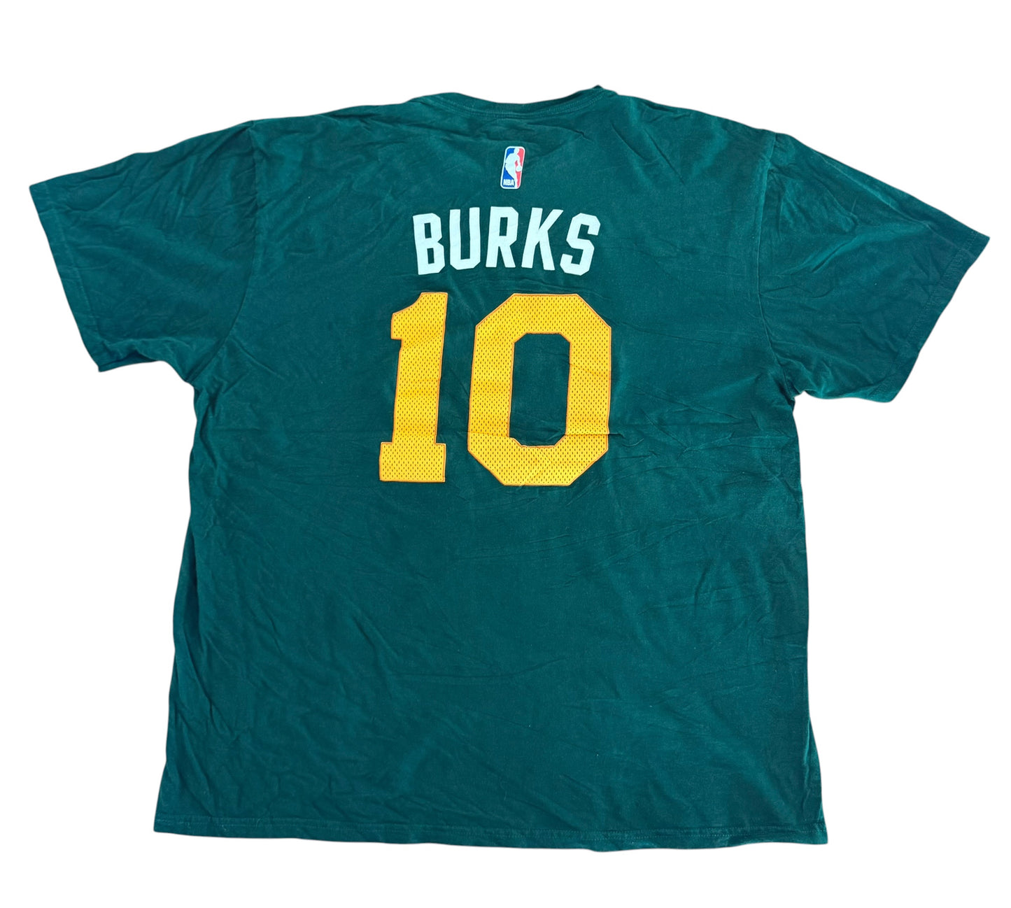 Utah Jazz Burks #10 Adidas T-Shirt XL