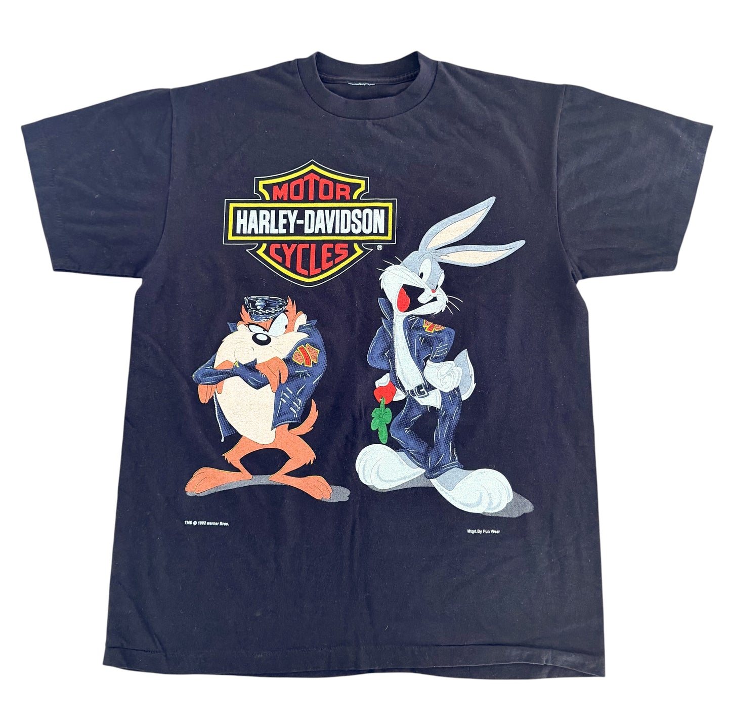 Harley Davidson x Looney Tunes Warner Brothers Black T-Shirt XL