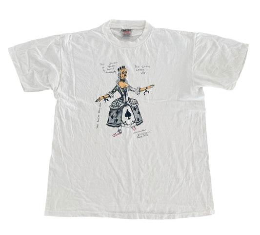 Vintage 1994 Queen of Spades Andre Pzokovsky T-Shirt Large