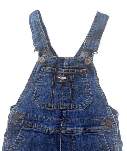 Kids OshKosh B'gosh Blue Denim Workwear Overalls, 4 years