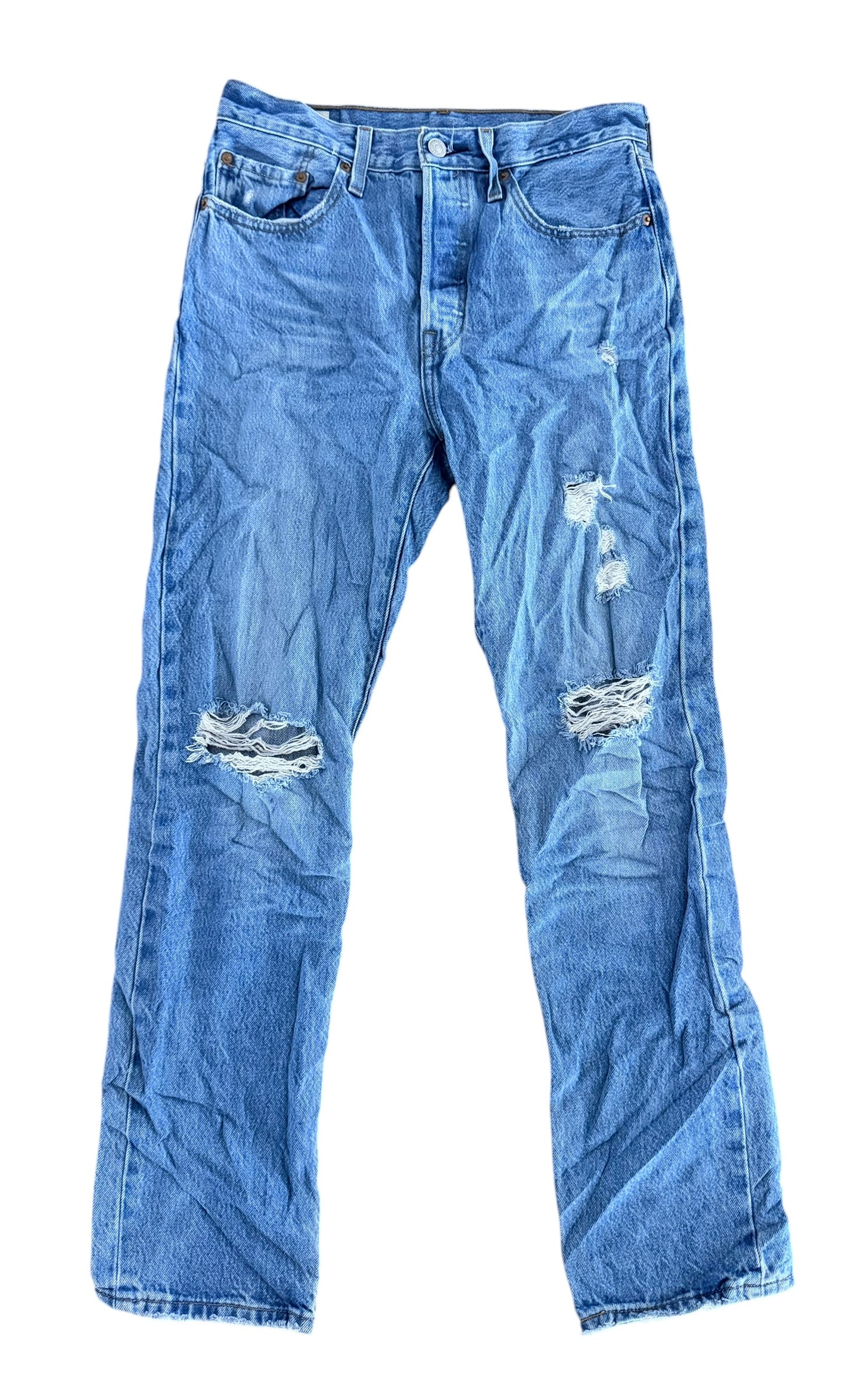 Levi’s 501 Premium Distressed Jeans, 30W 30L