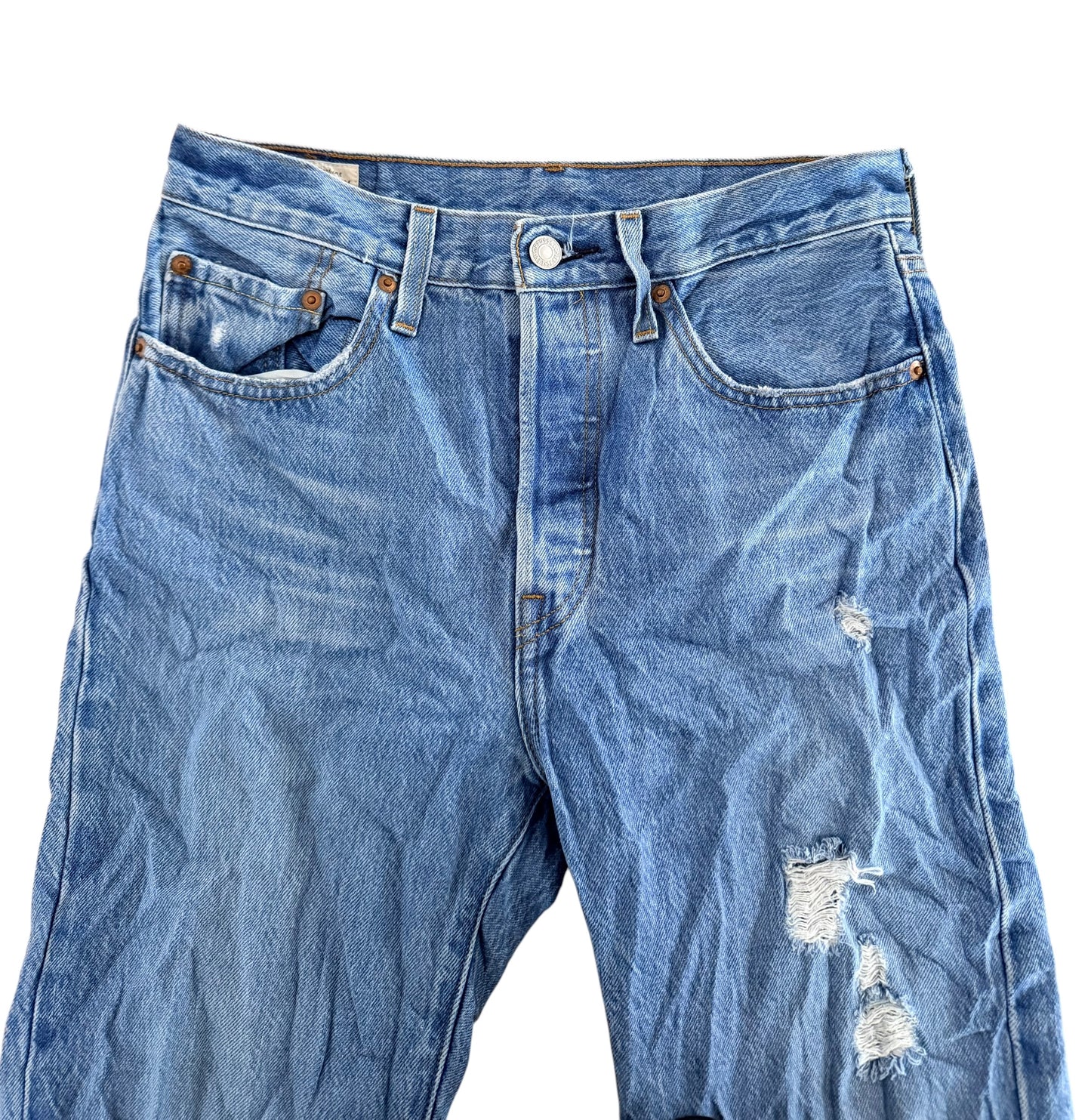Levi’s 501 Premium Distressed Jeans, 30W 30L