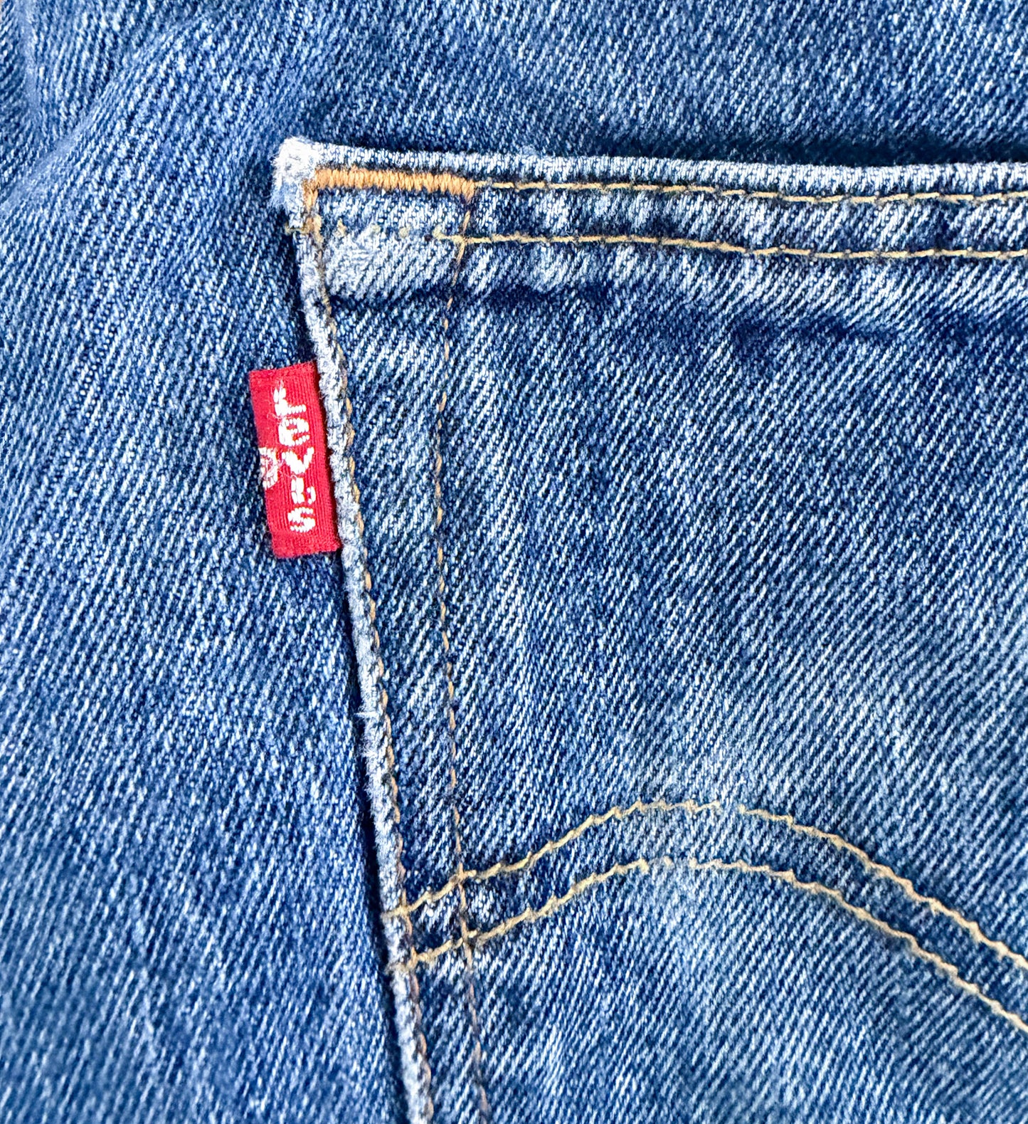 Levi’s 501 Stonewash Straight Leg Jeans, 34W 31L