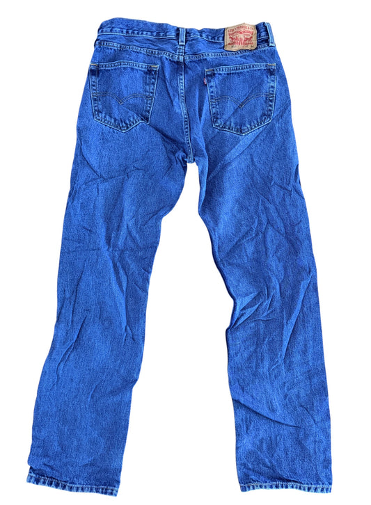 Levi’s 505 Straight Leg Stonewash Jeans, W34 L32