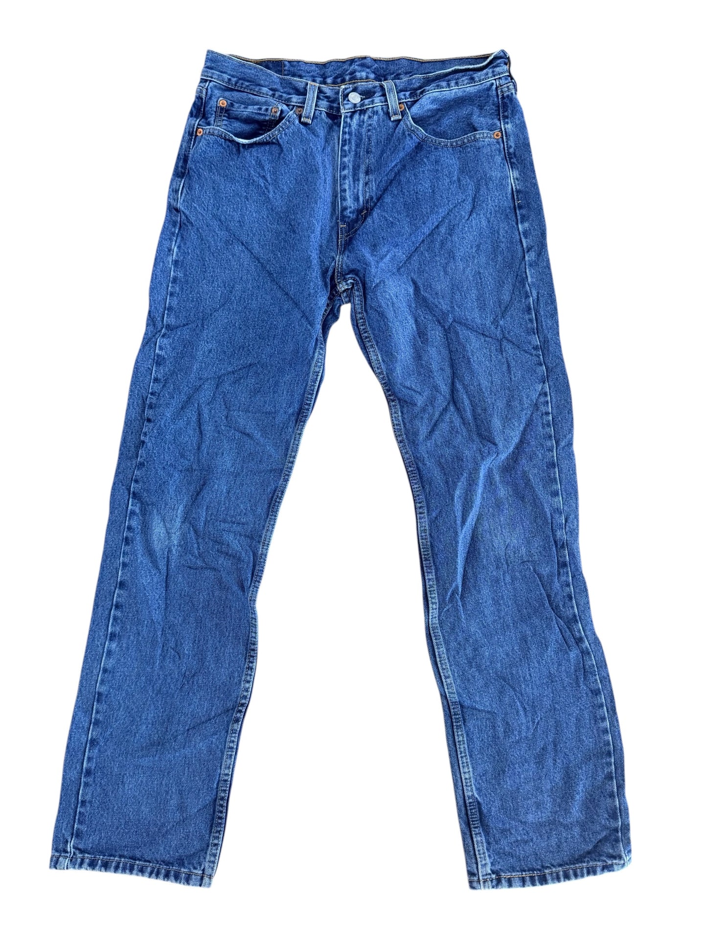 Levi’s 505 Straight Leg Stonewash Jeans, W34 L32