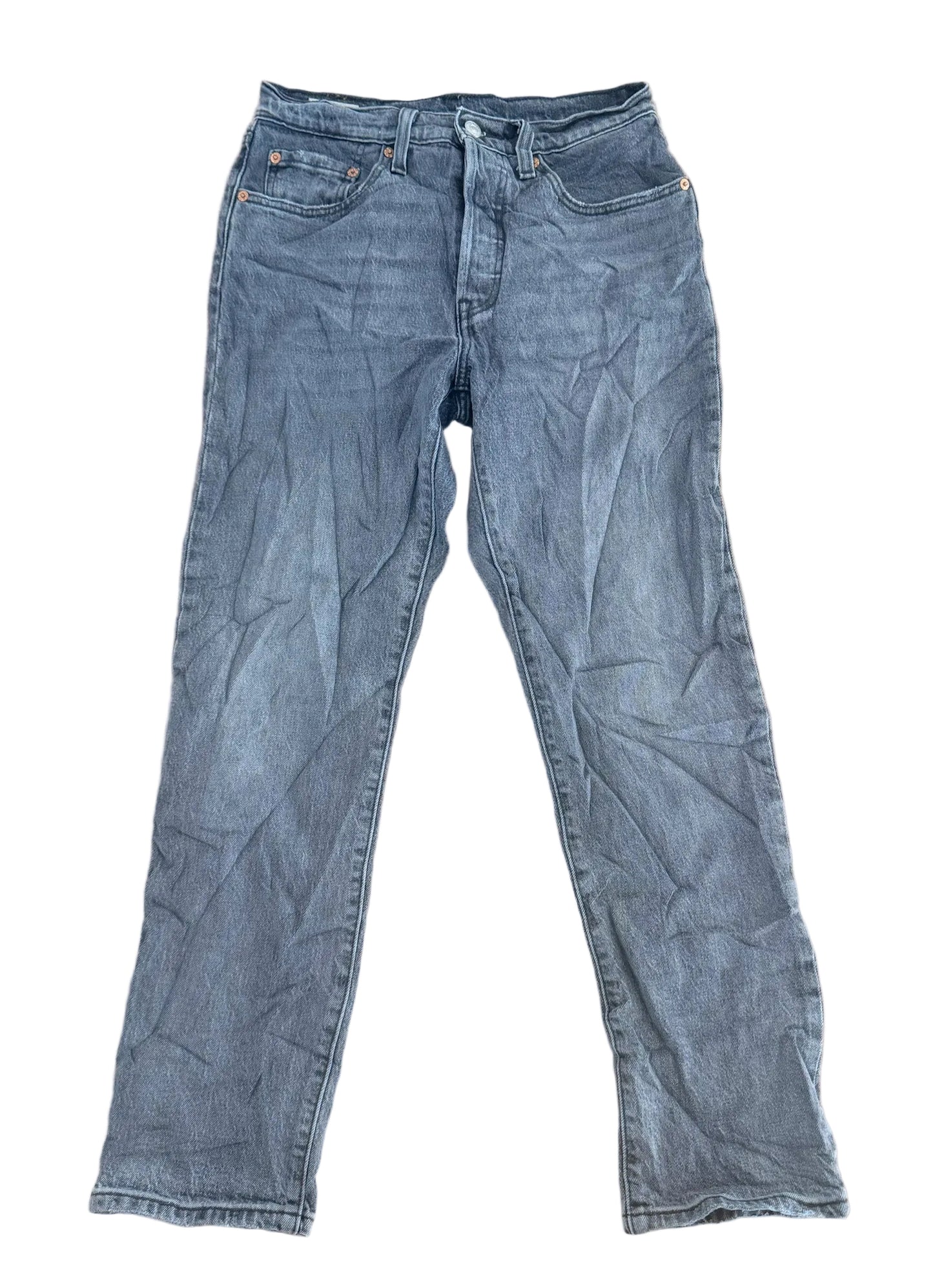 Levi’s 501 Premium Water<Less Grey Denim Jeans, W27 L28