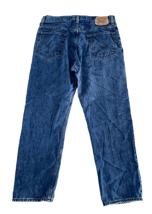 Levi's 505s Stonewash Blue Denim Jeans, 36W 30L