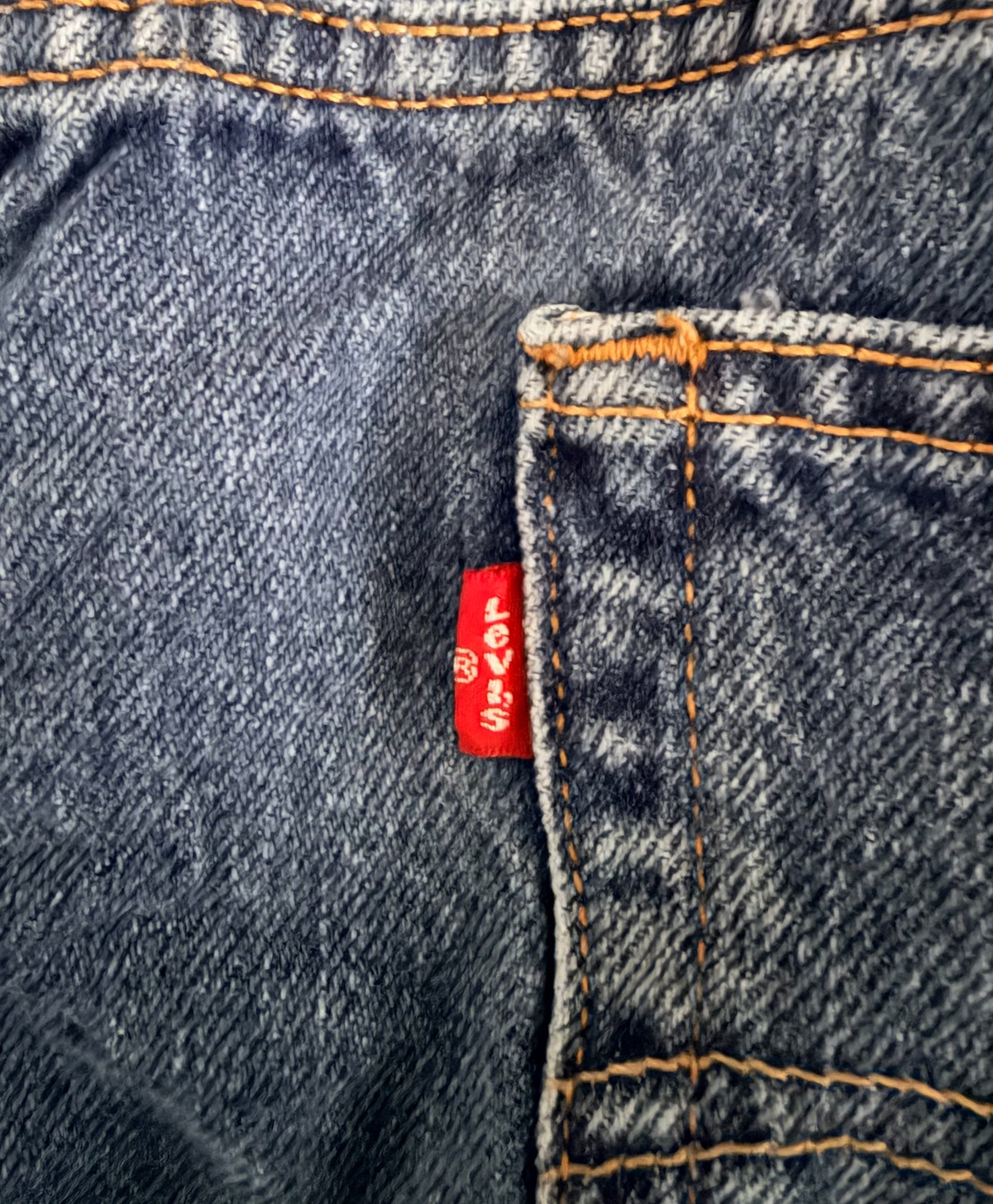 Levi's 505s Stonewash Blue Denim Jeans, 36W 30L