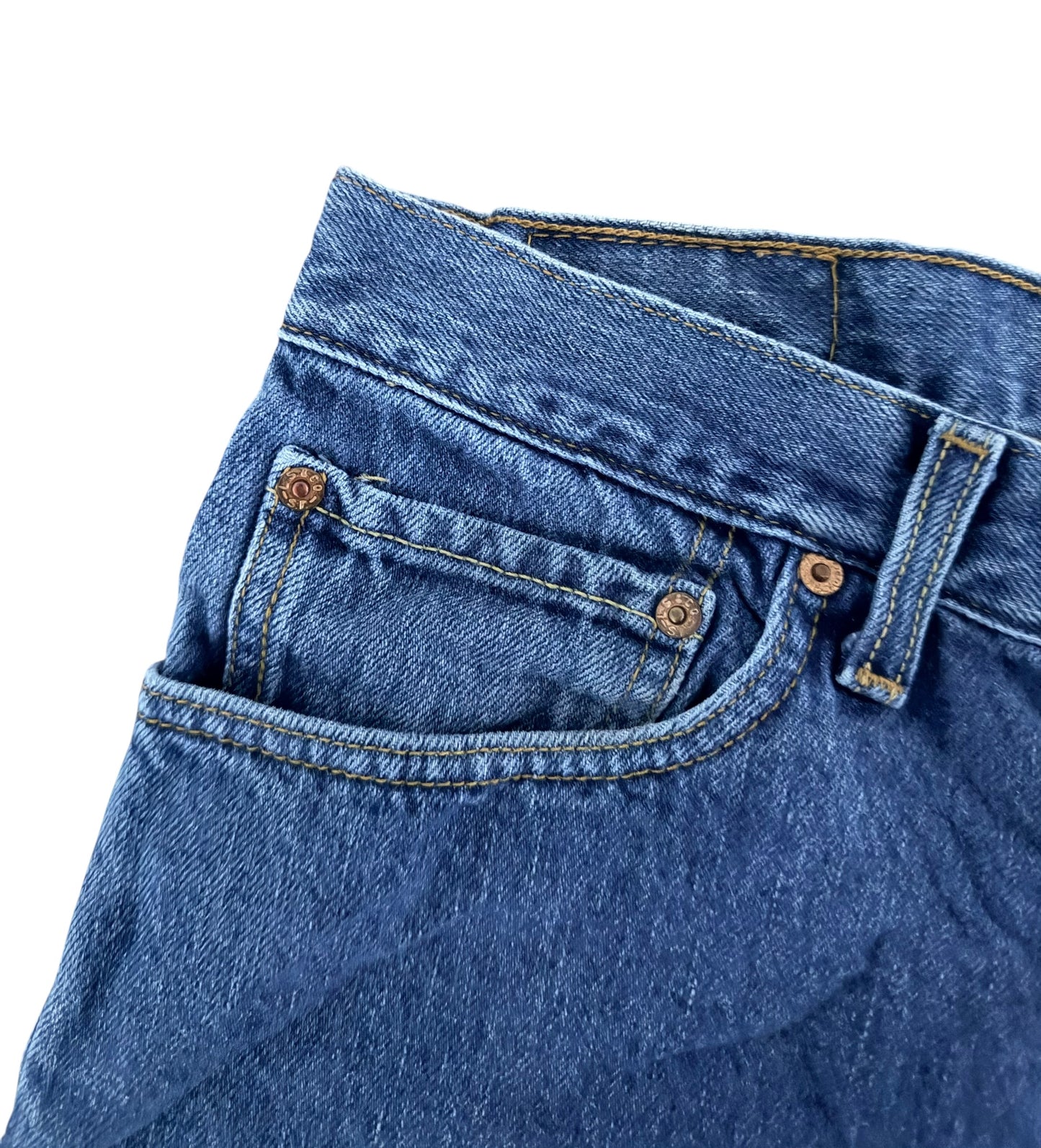 Levi's 505s Stonewash Blue Denim Jeans, 36W 30L